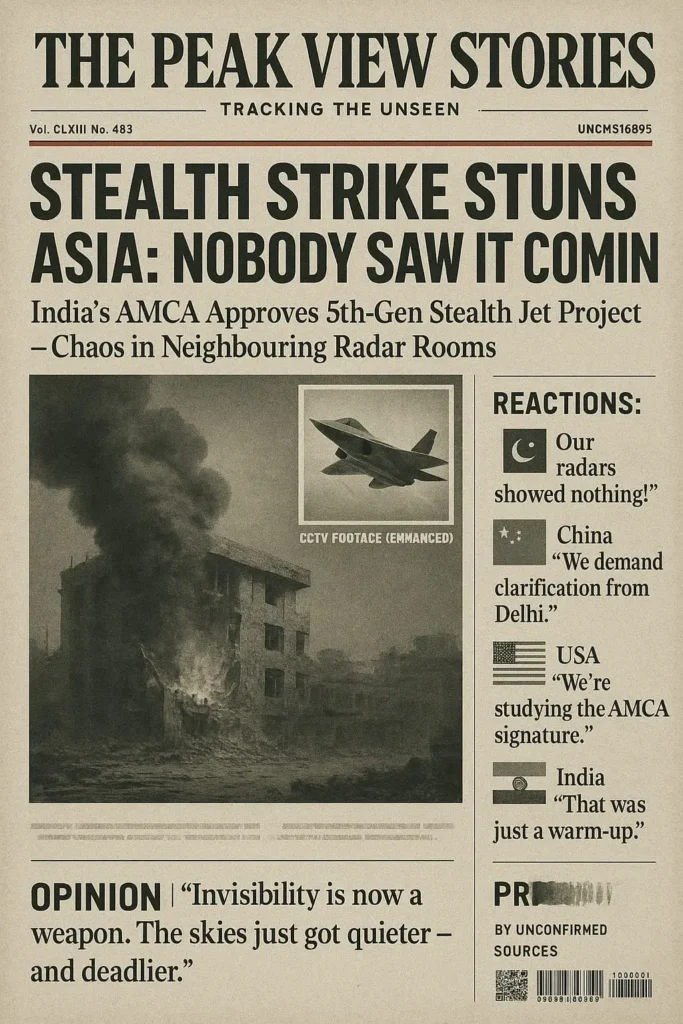 AMCA india 5th gen stealth jet approved