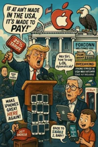Apple share price on donald trump tariff threats