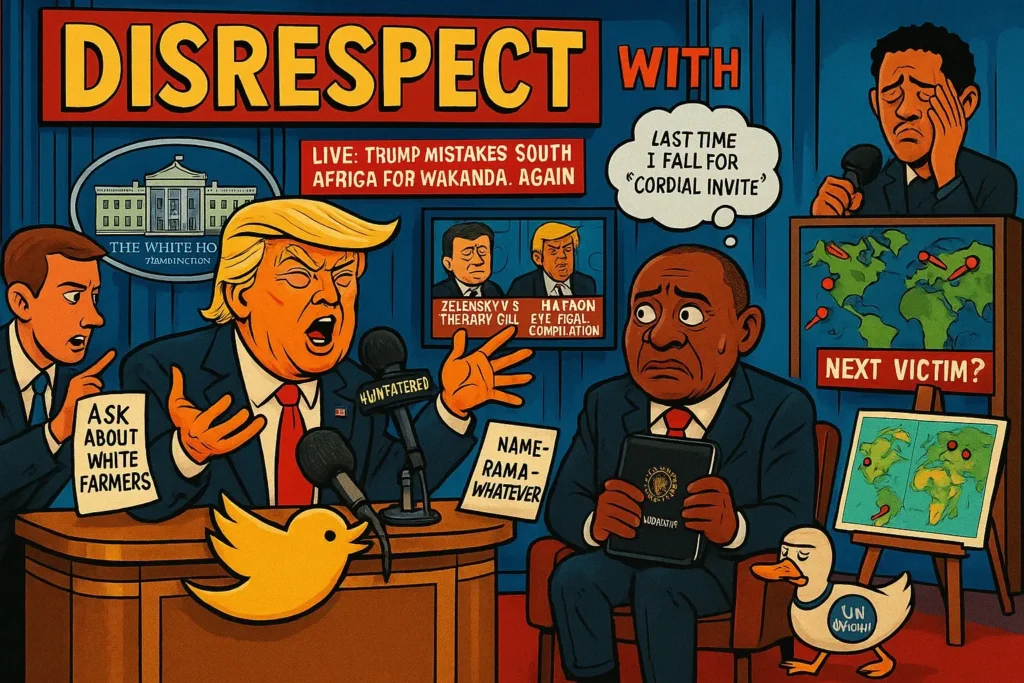 Cyril Ramaphosa Donald Trump Oval Office Saga
