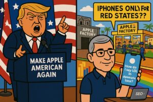 Donald Trump Apple India Tim Cook
