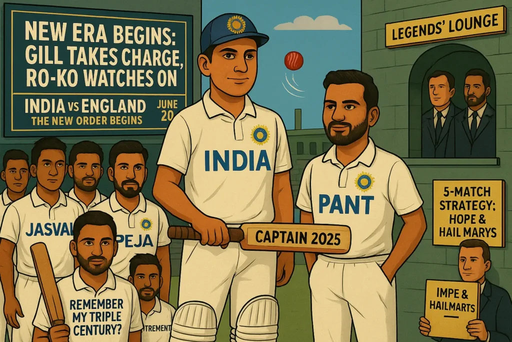 India test squad for england tour 2025 shubman gill rishabh pant