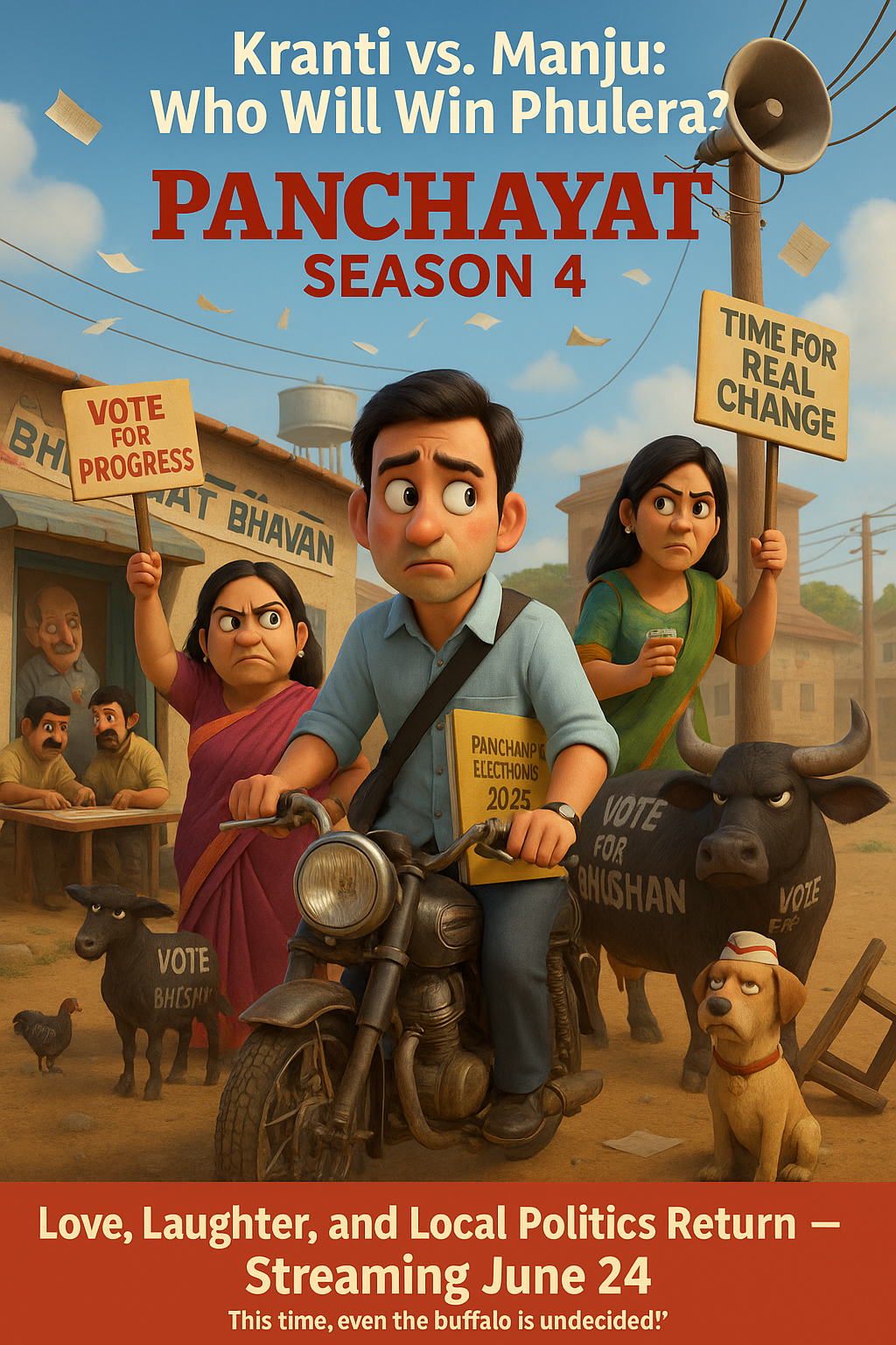 Panchayat Season 4: Early Release Confirmed, Phulera’s Election Drama to Be More Intense Than Lok Sabha 1 Panchayat Season 4