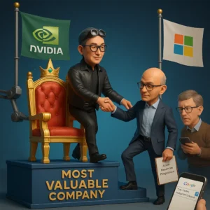 Nvidia world most valuable company than Microsoft