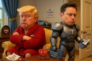 Donald Trump and Elon Musk