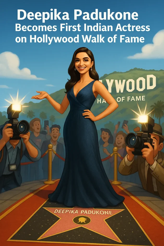 Deepika Padukone Set to Receive a Star on Hollywood Walk of Fame 2026 - First Indian Actress to Shine on LA’s Most Famous Sidewalk 1 Deepika Padukone hollywood walk of fame star