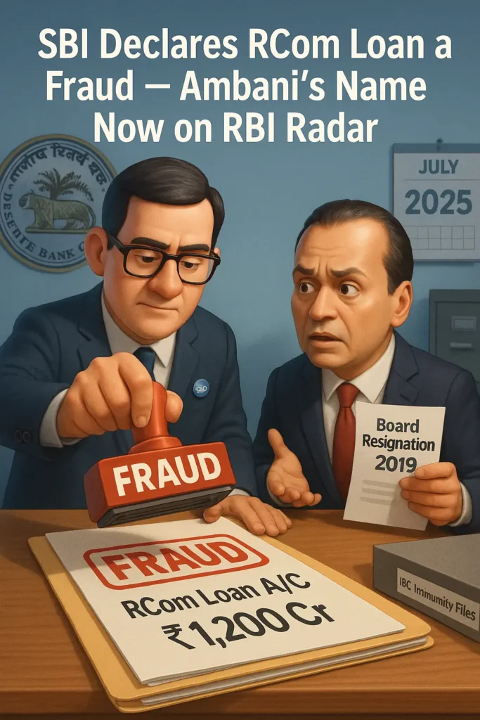 SBI Declares Reliance Communications' ₹1,200 Crore Loan as Fraud - Anil Ambani Back in the Headlines 1 SBI Reliance Communications Loan Fraud Anil Ambani