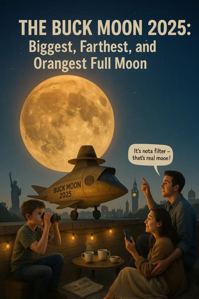 What Is the Buck Moon? Here Comes 2025’s Biggest, Farthest, Orangest Full Moon on July 10 1 buck moon full moon july 2025 (2)
