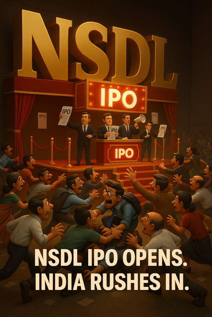 NSDL IPO Fully Subscribed on Day 1 — Demat Accounts Ready, But Will Allotment Swipe Right? 1 image 1